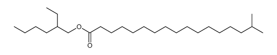 16-Methylheptadecanoic acid 2-ethylhexyl ester structure