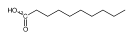 癸酸-1-13C结构式
