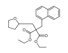 Diethyl (1-naphthylmethyl)(tetrahydrofurfuryl)malonate Structure