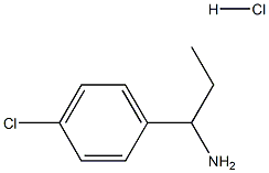 1-(4-氯苯基)丙烷-1-胺盐酸盐结构式
