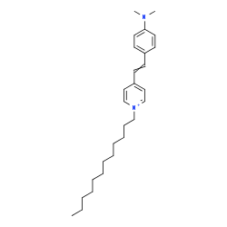 4-(4-dimethylaminostyryl)-1-dodecylpyridinium Structure