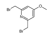2,6-bis(bromomethyl)-4-methoxypyridine Structure