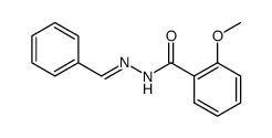 2-methoxy-benzoic acid benzylidenehydrazide结构式