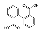biphenyl-2,2'-dicarboxylic acid Structure