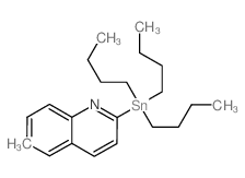 2-(三丁基锡烷基)喹啉结构式