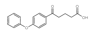 5-氧代-5-(4-苯氧基苯基)戊酸结构式
