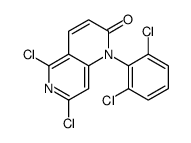5,7-dichloro-1-(2,6-dichlorophenyl)-1,6-naphthyridin-2-one Structure
