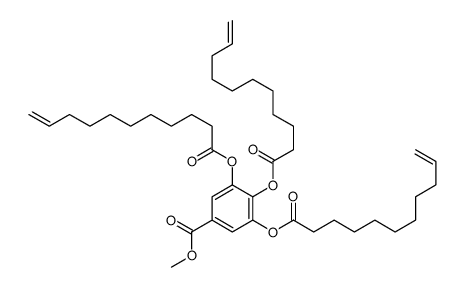 methyl 3,4,5-tri(undec-10-enoyloxy)benzoate结构式