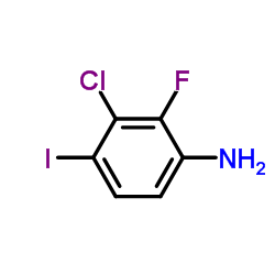 3-Chloro-2-fluoro-4-iodoaniline Structure