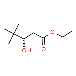 (S)-乙基 3-羟基-4,4-二甲基戊酯结构式