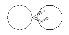 1-(1-nitrocyclododecyl)cyclododecane-1-carbonitrile Structure