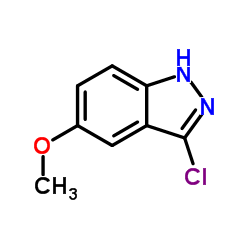 3-氯-5-甲氧基 (1h)吲唑结构式