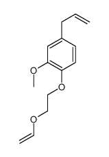 1-(2-ethenoxyethoxy)-2-methoxy-4-prop-2-enylbenzene结构式