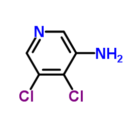3-氨基-4,5-二氯吡啶结构式