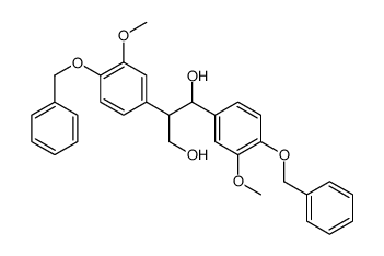 1,2-bis(3-methoxy-4-phenylmethoxyphenyl)propane-1,3-diol结构式