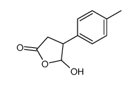 5-hydroxy-4-(4-methylphenyl)oxolan-2-one结构式