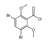 3,5-dibromo-2,6-dimethoxybenzoyl chloride Structure