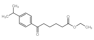 ETHYL 6-(4-ISOPROPYLPHENYL)-6-OXOHEXANOATE结构式