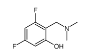 Phenol, 2-[(dimethylamino)methyl]-3,5-difluoro Structure