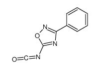 Isocyanic acid, 3-phenyl-1,2,4-oxadiazol-5-yl ester (7CI)结构式