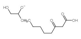 3-oxooctanoic acid glyceride Structure