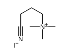 3-cyanopropyl(trimethyl)azanium,iodide结构式