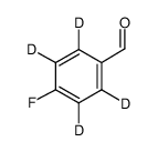 对氟苯甲醛-D4结构式