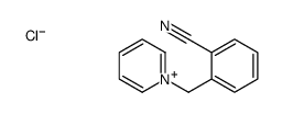 2-(pyridin-1-ium-1-ylmethyl)benzonitrile,chloride结构式
