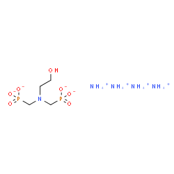 tetraammonium [[(2-hydroxyethyl)imino]bis(methylene)]bisphosphonate结构式
