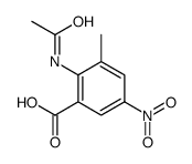 2-Acetamido-3-methyl-5-nitrobenzoic acid结构式