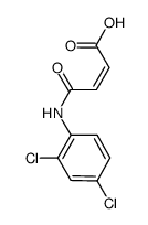 N-(2,4-二氯苯基)马来酸结构式