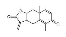 (3aR,8aS,9aR)-5,8a-Dimethyl-3-methylene-3a,8a,9,9a-tetrahydronaph tho[2,3-b]furan-2,6(3H,4H)-dione Structure