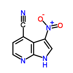 3-Nitro-1H-pyrrolo[2,3-b]pyridine-4-carbonitrile Structure