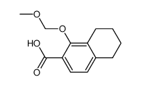 1-methoxymethoxy-5,6,7,8-tetrahydro-naphthalene-2-carboxylic acid Structure