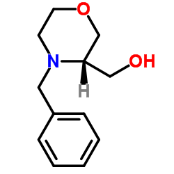 (S)-(4-苄基吗啉-3-基)甲醇结构式