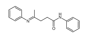 (E)-4-phenyliminopentan-N-phenylamide结构式