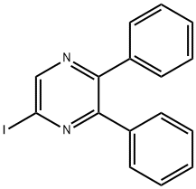 2-iodo-5,6-diphenylpyrazine Structure