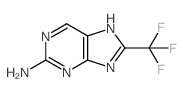 8-(三氟甲基)-9H-嘌呤-2-胺结构式