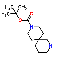 2,9-二氮杂螺[5.5]十一烷-2-甲酸叔丁酯结构式