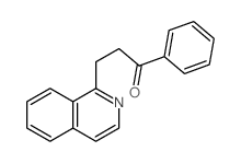 1-Propanone,3-(1-isoquinolinyl)-1-phenyl- Structure