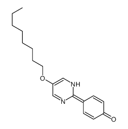 4-(5-octoxy-1H-pyrimidin-2-ylidene)cyclohexa-2,5-dien-1-one结构式