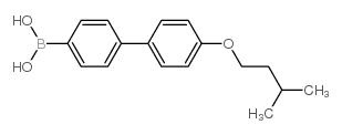 4-(4′-异戊氧基苯基)苯硼酸结构式