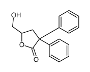 5-(hydroxymethyl)-3,3-diphenyloxolan-2-one Structure