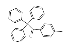 1-(p-methylphenyl)-2,2,2-triphenylethanone Structure