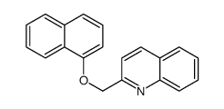 2-(naphthalen-1-yloxymethyl)quinoline Structure
