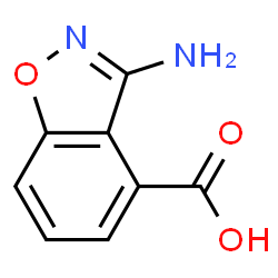 3-氨基苯并[D]异噁唑-4-甲酸结构式
