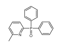 (6-methylpyridin-2-yl)diphenylphosphine oxide结构式