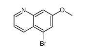 5-溴-7-甲氧基喹啉结构式