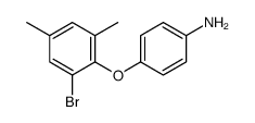 4-(2-bromo-4,6-dimethylphenoxy)aniline Structure