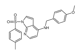 N-(4-Methoxybenzyl)-1-[(4-methylphenyl)sulfonyl]-1H-pyrrolo[2,3-b ]pyridin-4-amine Structure
